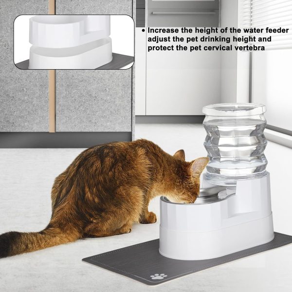 RIZZARI Automatic Pet Water Feeder Stainless Steel Large-3