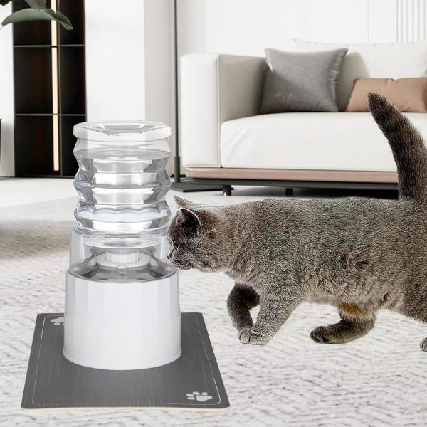 RIZZARI Automatic Pet Water Feeder Stainless Steel Large-5