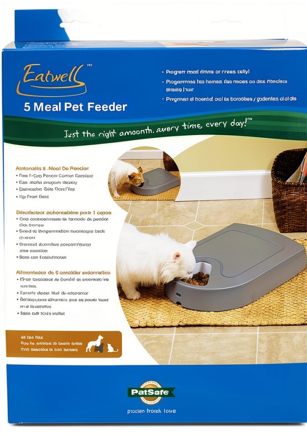 PetSafe 5 Meal Pet Feeder Automatic Timer Portion Control-9
