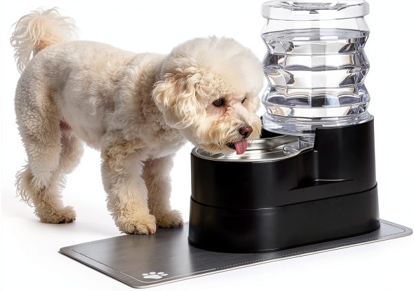 RIZZARI Automatic Pet Water Feeder Stainless Steel Large-0