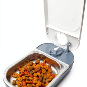 Closer Pets Automatic Pet Feeder Timer Stainless Steel Bowl-0