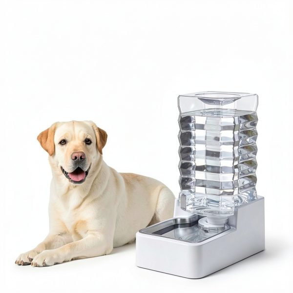 MASOCAT Dog Water Dispenser 9L Large Capacity Triple-2