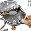 AKUATUZ Automatic Dog Water Dispenser Stainless Steel Large-8