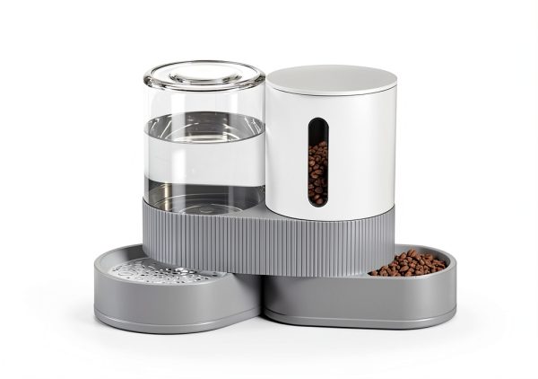 DAAMENT Automatic Pet Feeder Water Dispenser 2 in 1 Design-3