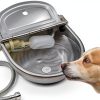 AKUATUZ Automatic Dog Water Dispenser Stainless Steel Large-7