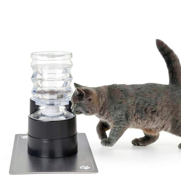 RIZZARI Automatic Pet Water Feeder Stainless Steel Large-5