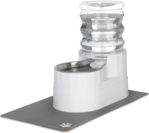 RIZZARI Automatic Pet Water Feeder Stainless Steel Large-0