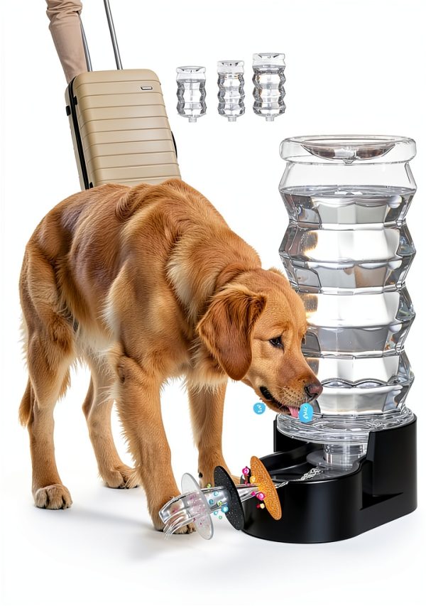 RIZZARI Automatic Dog Water Dispenser Gravity Fed Large-0