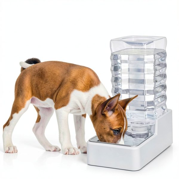MASOCAT Dog Water Dispenser 9L Large Capacity Triple-3