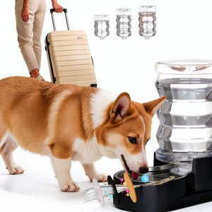 RIZZARI Pet Water Dispenser Stainless Steel Automatic Feeder-0
