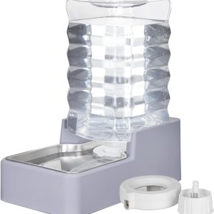 MASOCAT Dog Water Dispenser 8L Large Capacity Stainless-0