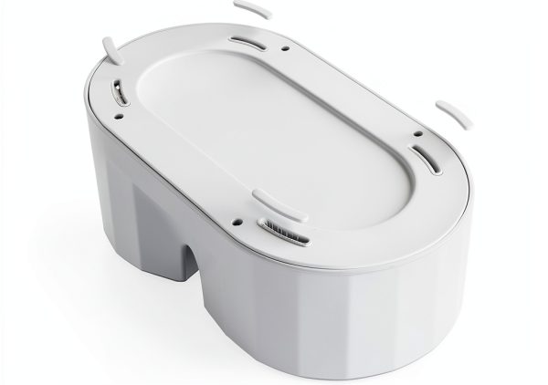 RIZZARI Pet Water Dispenser Stainless Steel Bowl Anti-Tip-5