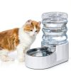 RIZZARI Pet Water Dispenser Stainless Steel Bowl Anti-Tip-6