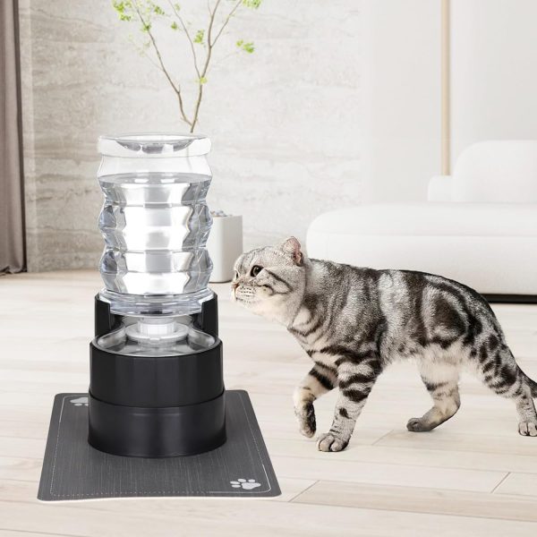 RIZZARI Automatic Pet Water Feeder Stainless Steel Large-5