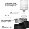 RIZZARI Pet Water Dispenser Stainless Steel Automatic Feeder-2