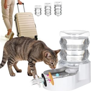RIZZARI Automatic Pet Water Dispenser Stainless Steel Bowl-0