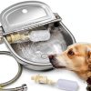 AKUATUZ Automatic Dog Water Dispenser Stainless Steel Large-0