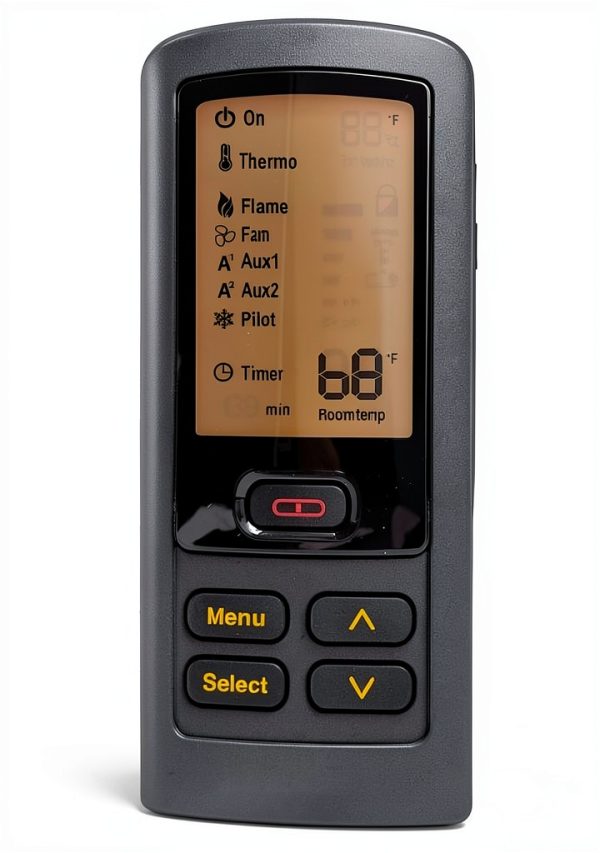 Axaiony Fireplace Remote Transmitter Ergonomic Backlit-0