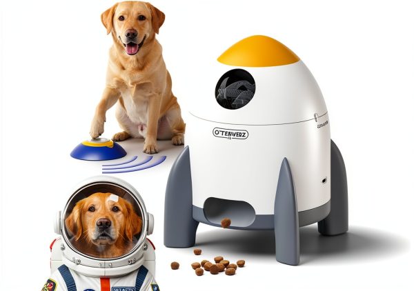 OtterVerz Interactive Dog Feeder Remote Play Training Toy-0