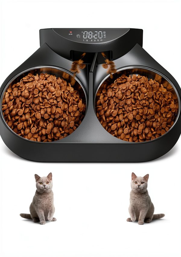 PETLIBRO Automatic Cat Feeder for 2 Cats White 5L-3