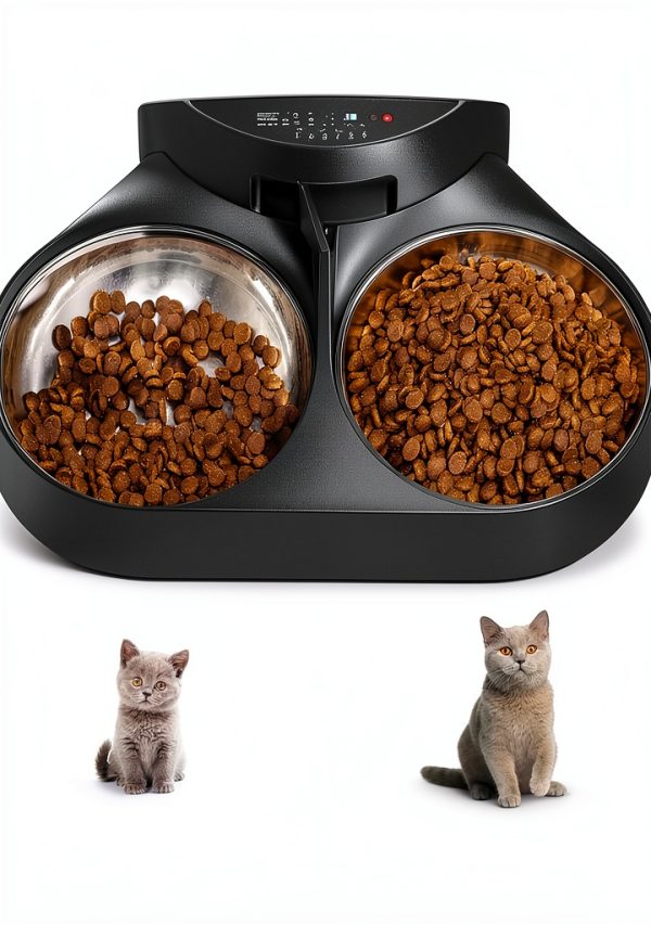 PETLIBRO Automatic Cat Feeder for 2 Cats White 5L-4
