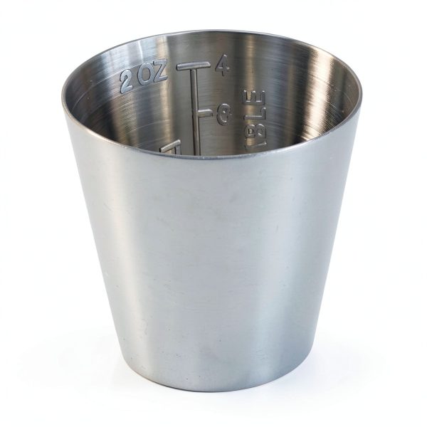 Medicine Cup Grafco 3241 Graduated Stainless Steel 2 Oz Hospital Home-0