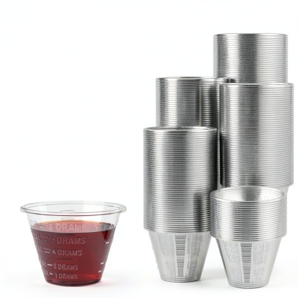 Disposable Medicine Cups Graduated, Bulk Pack of 2000, 1 oz (30ml) Small Plastic Measuring Cup for Liquid Medication, Paint, epoxy, Pill and Resin-1