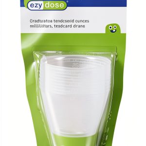 Ezy Dose Kids Medicine Cups 1 Oz Graduated Reusable BPA Free 10 Count-0