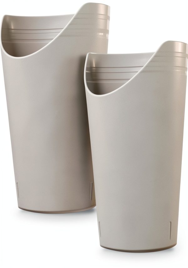 PEPE Mobility Nosey Cups for Adults 2-Pack Translucent Lightweight Cup-5