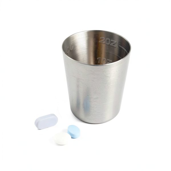 McKesson Argent Medicine Cup, Graduated - Stainless Steel Reusable Cup for Homecare or Hospital Use, Autoclavable, 2 oz, 1 Count, 1 Pack-5