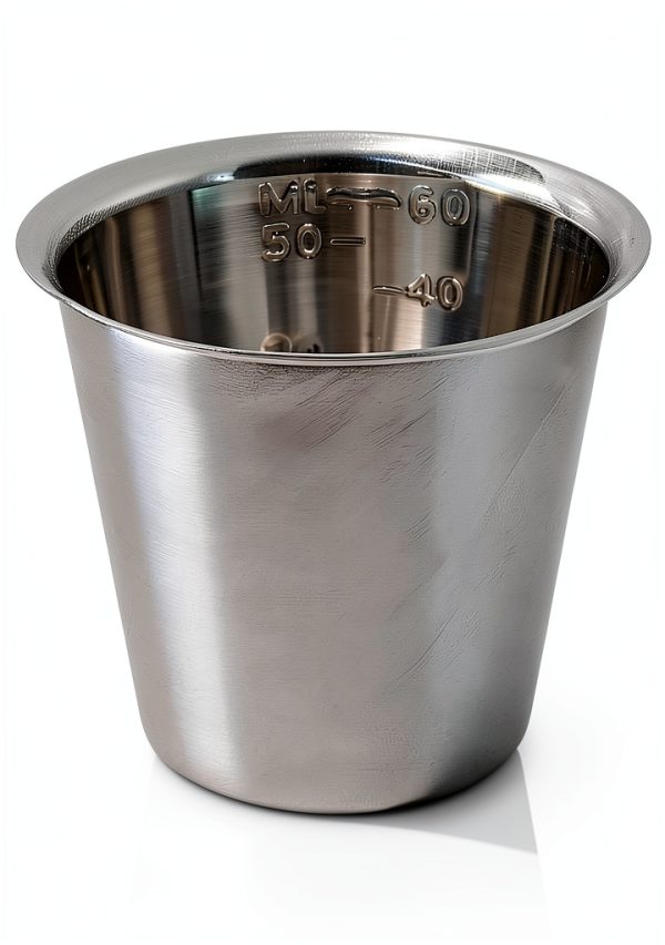 Graduated Medicine Cup AAProTools Steel 2 Oz Hospital & Homecare-0