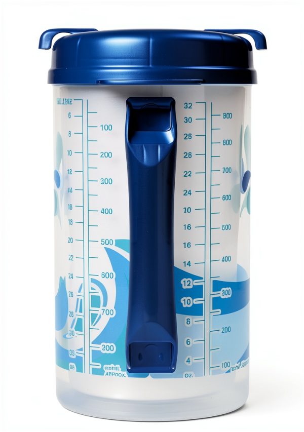 Plum Hill Hospital Cup 32 oz Water Tracker Mug with Lid and Straw-4